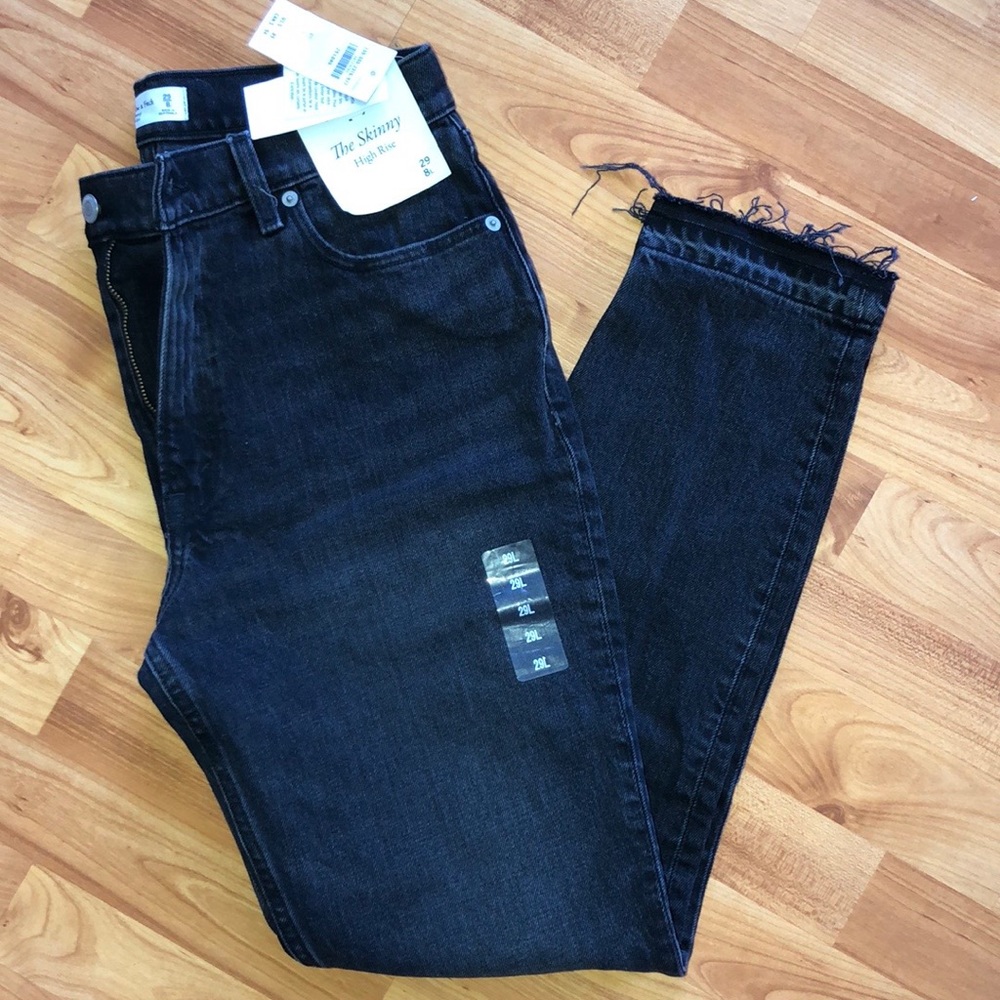 Skinny High Rise Black Jeans